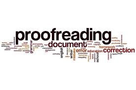 I am a proof reader and I offer proofreading and editing services